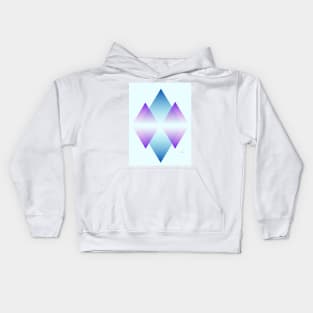 Geometric Landscape: Reflection Kids Hoodie